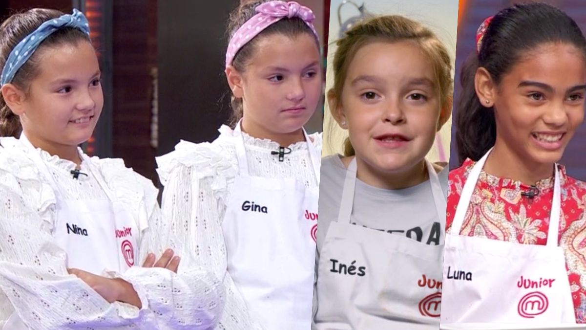 Nina, Gina, Inés y Luna, expulsadas en la gala 3 de 'Masterchef Junior 8'