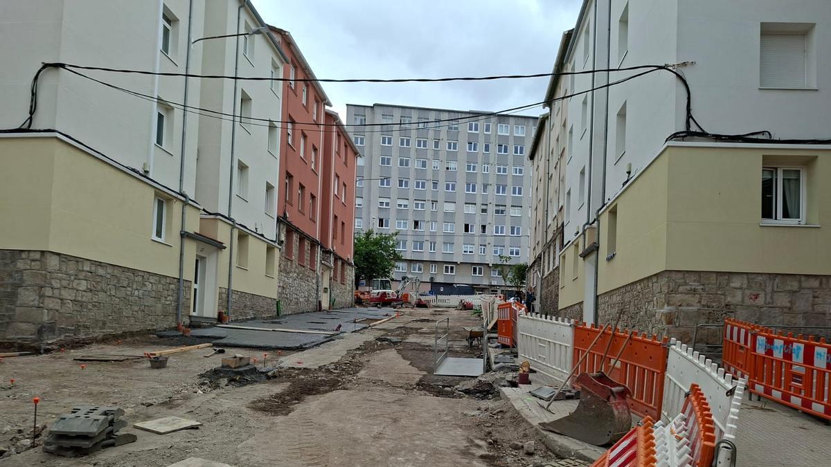 Obras de la calle Tomás Fábregas