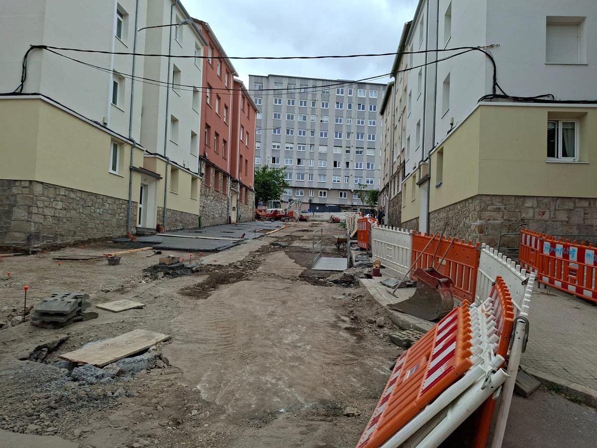 Obras de la calle Tomás Fábregas