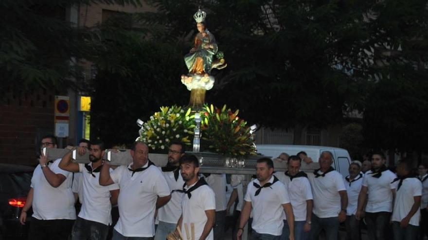 La Virgen de la Salceda vuelve a su ermita tras las fiestas