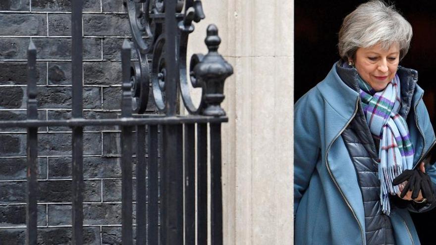 May abandona su residencia en Downing Street.