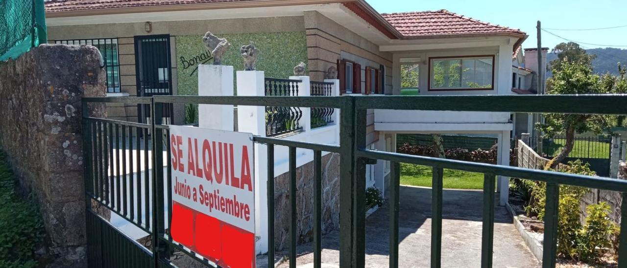 Una vivienda en alquiler para verano en la comarca.