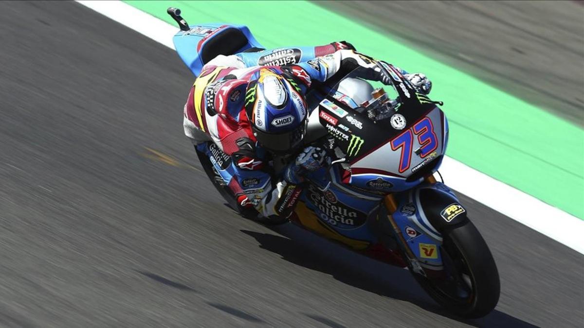 Alex Márquez marca la pauta en Moto2 como favorito que es al título