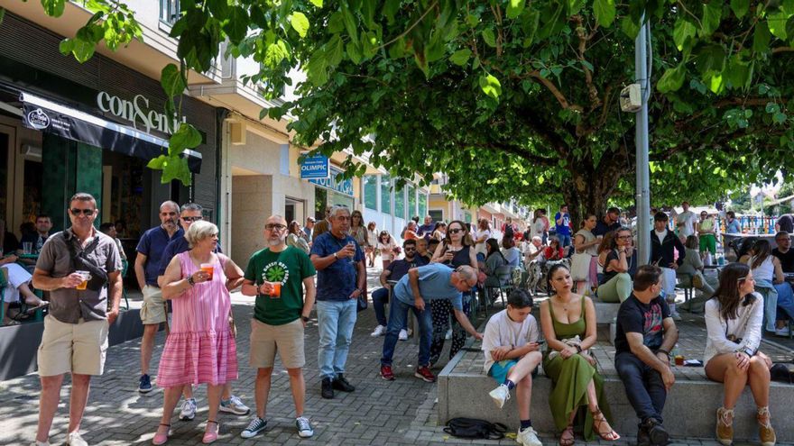 Espiño Band en Os Duráns y la Banda Municipal, en A Coca | IÑAKI ABELLA