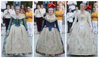 Y la última "Senyera" del día, en casa de Daniela Barbosa, Paula Gómez y Claudia España