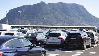 El nuevo parking del Alcanyís se queda pequeño en su estreno