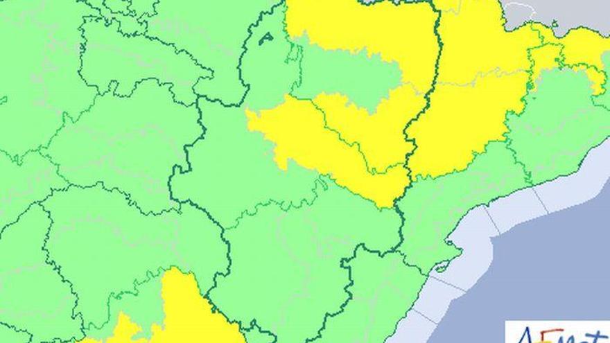 Riesgo de tormentas en el Pirineo y temperaturas máximas en ascenso