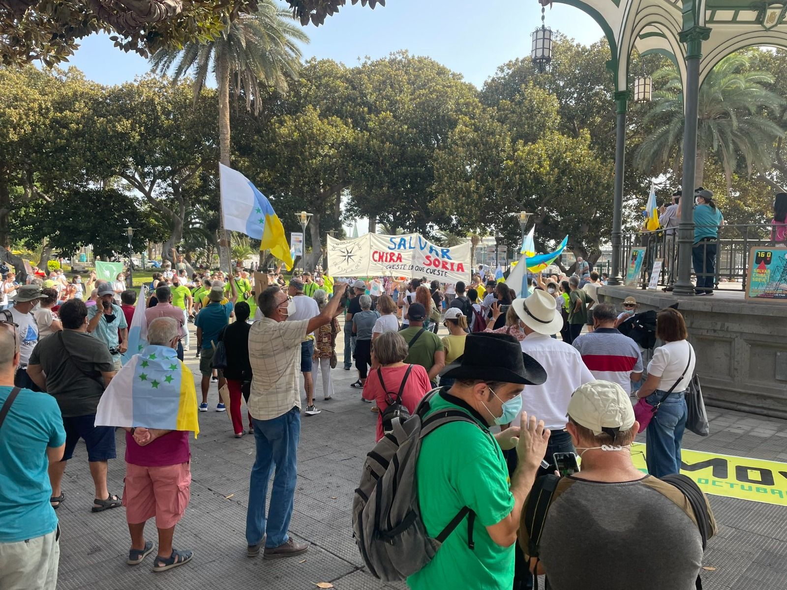 Manifestación contra Chira-Soria