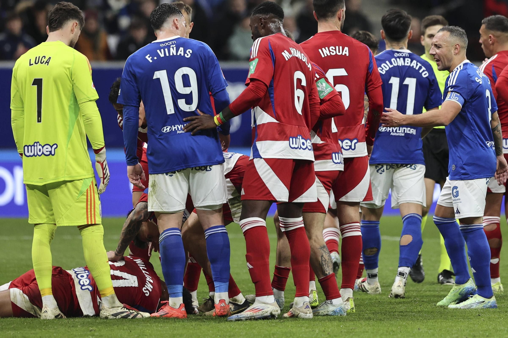 Así fue el partido (en imágenes) entre el Real Oviedo y el Granada