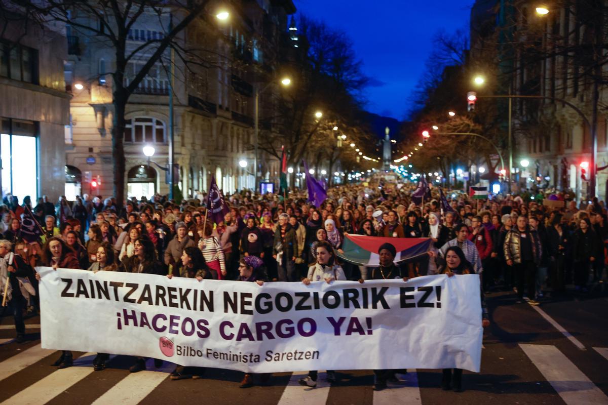 Manifestación en Bilbao 8M