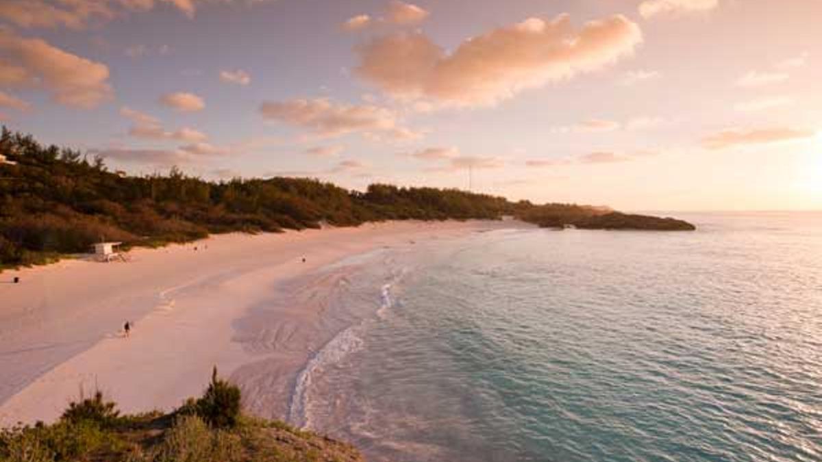 Playa Horseshoe Bay, en Southampton Parish, al sur de Gran Bermuda.