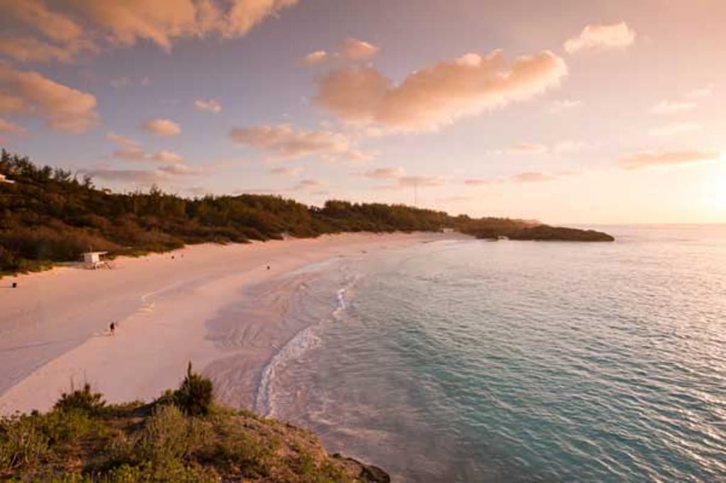 Playa Horseshoe Bay, en Southampton Parish, al sur de Gran Bermuda.
