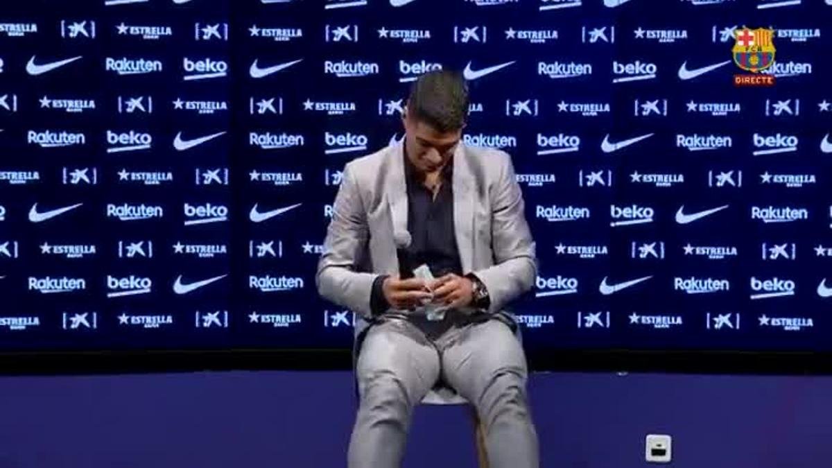 Luis Suárez se despide con una rueda de prensa