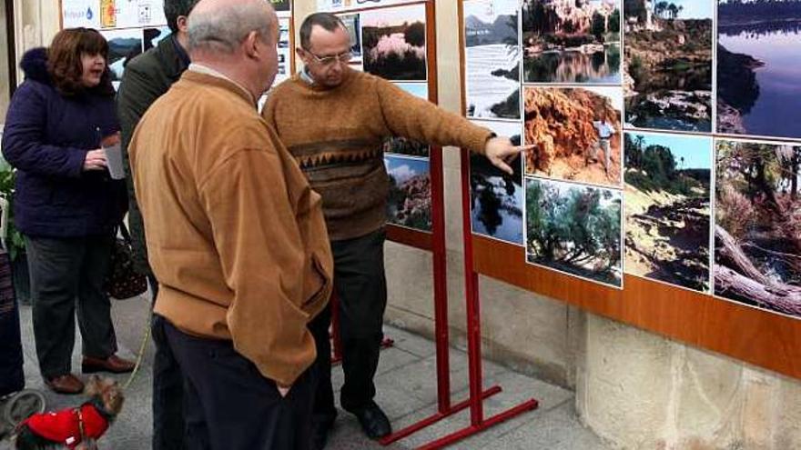 La muestra de fotografías tuvo lugar en la Plaça de Baix