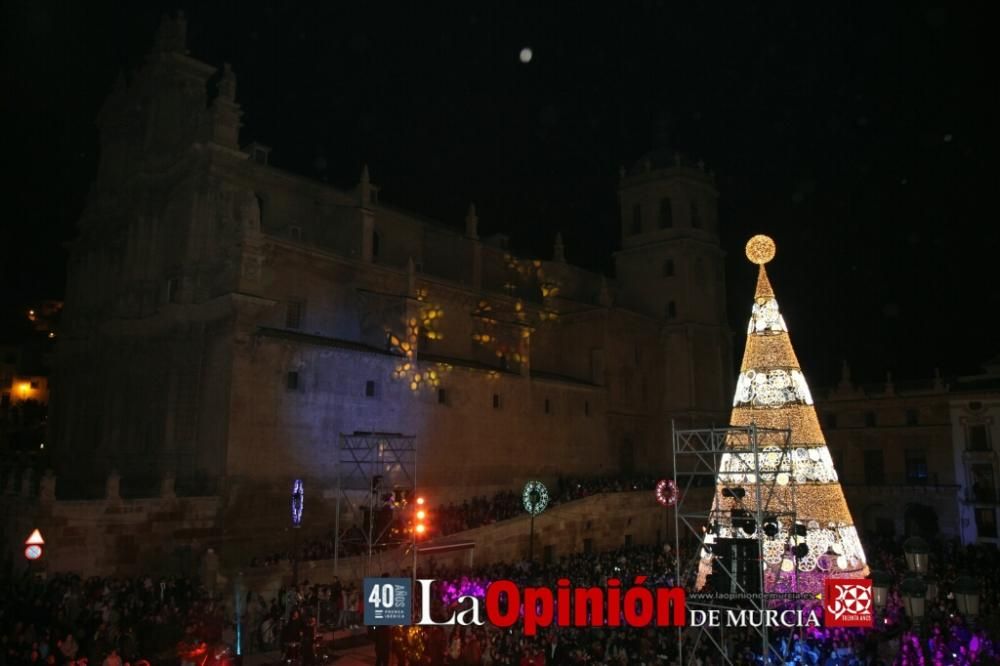 Encendido de luces de Navidad en Lorca