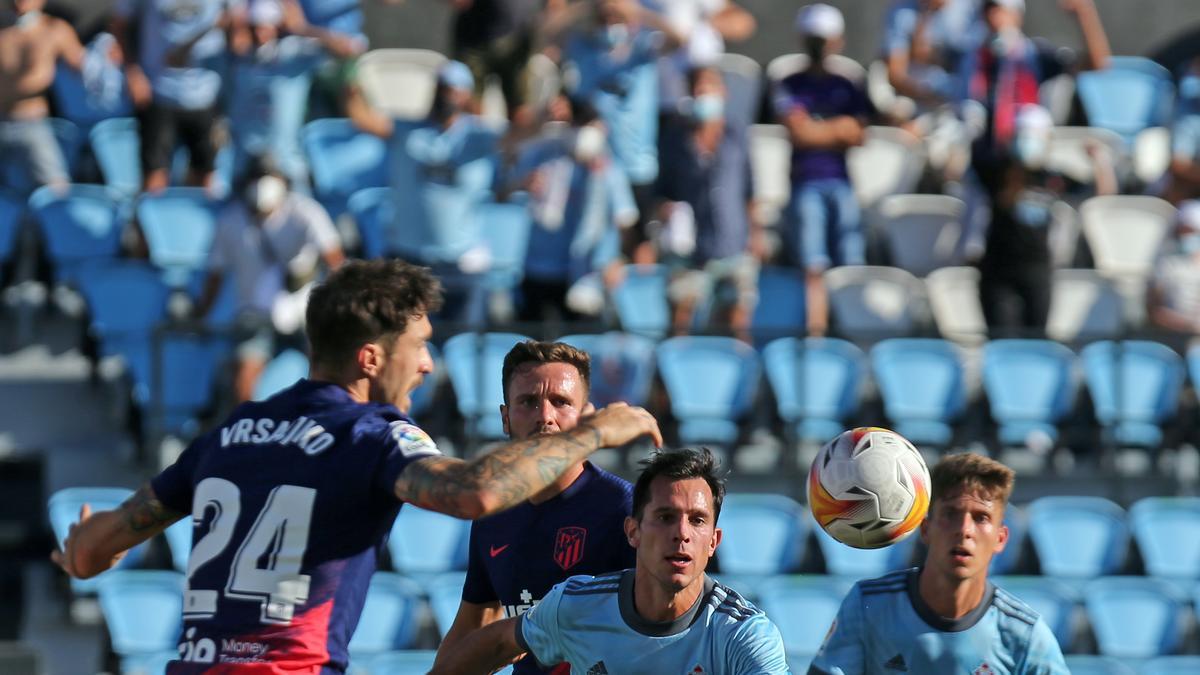 El Celta-Atlético, en imágenes