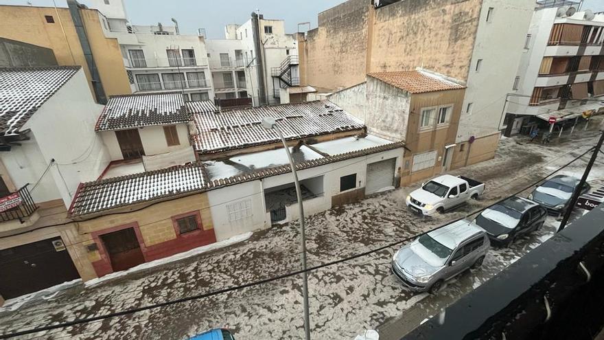 Llega la DANA a Mallorca: Granizada en Cala Rajada