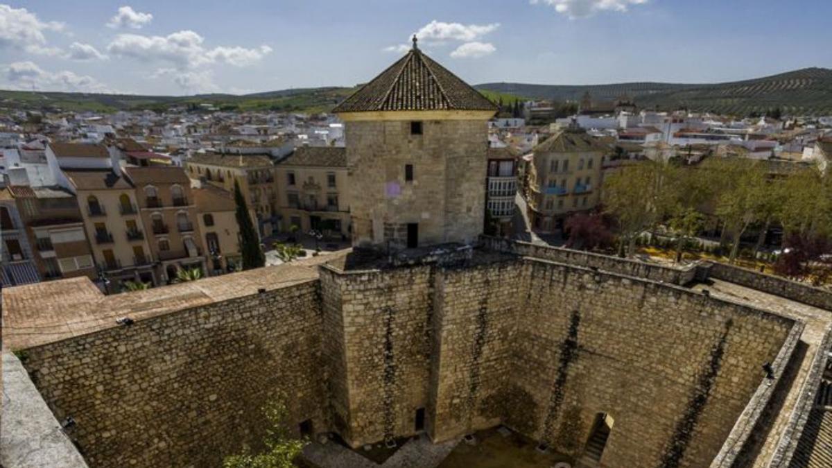 El patio de armas del castillo en la actualidad.