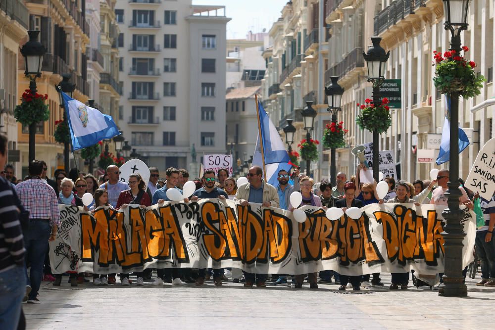 Manifestación por una sanidad "pública, digna y de calidad"