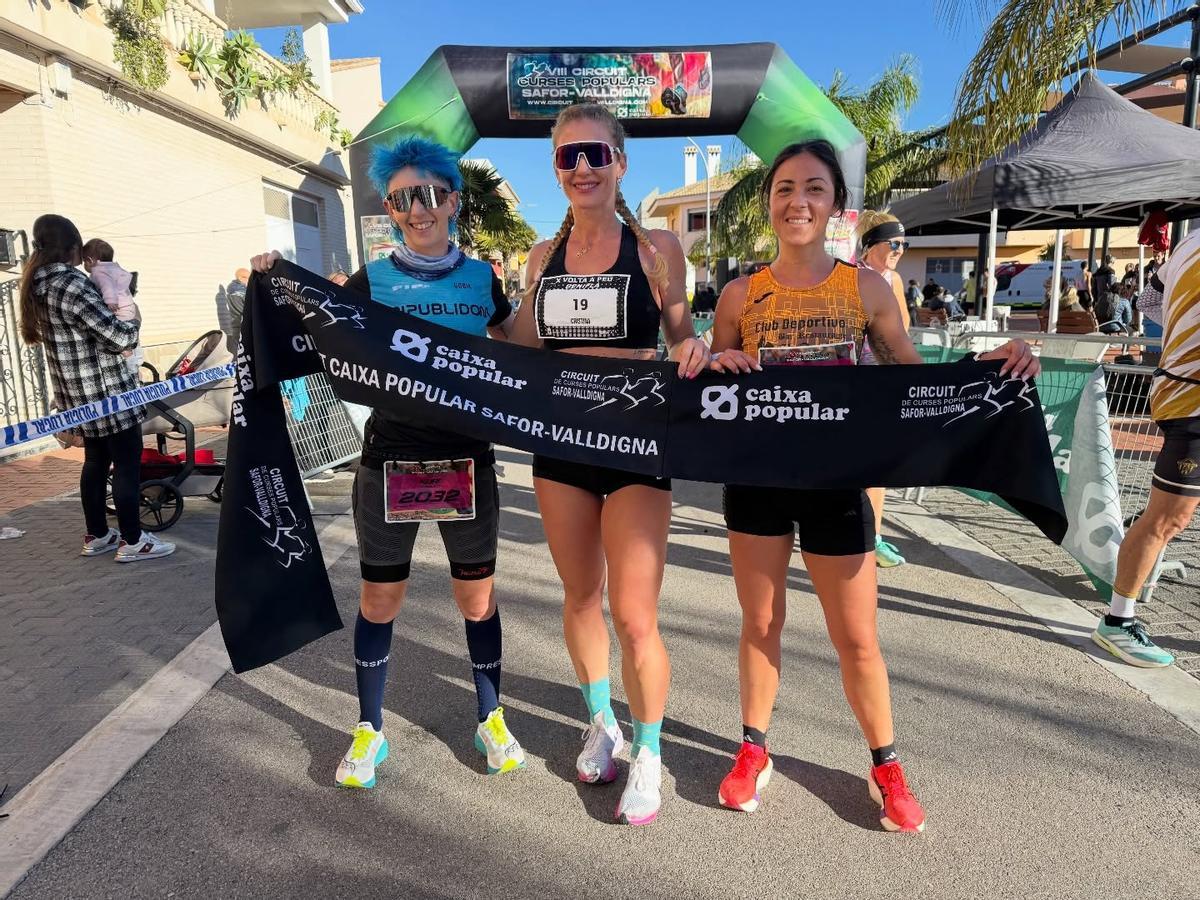 Las tres primeras de la carrera del pasado domingo