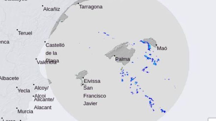 La Aemet renueva el radar meteorológico de Mallorca: así se vigilará el tiempo durante su desconexión