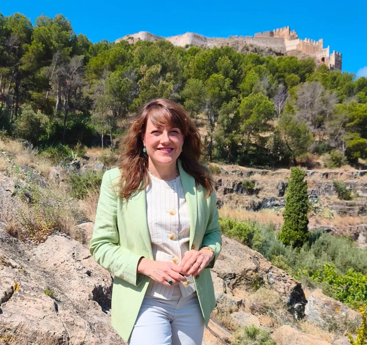 Maria Josep Pico, en la penya Esvaraora.