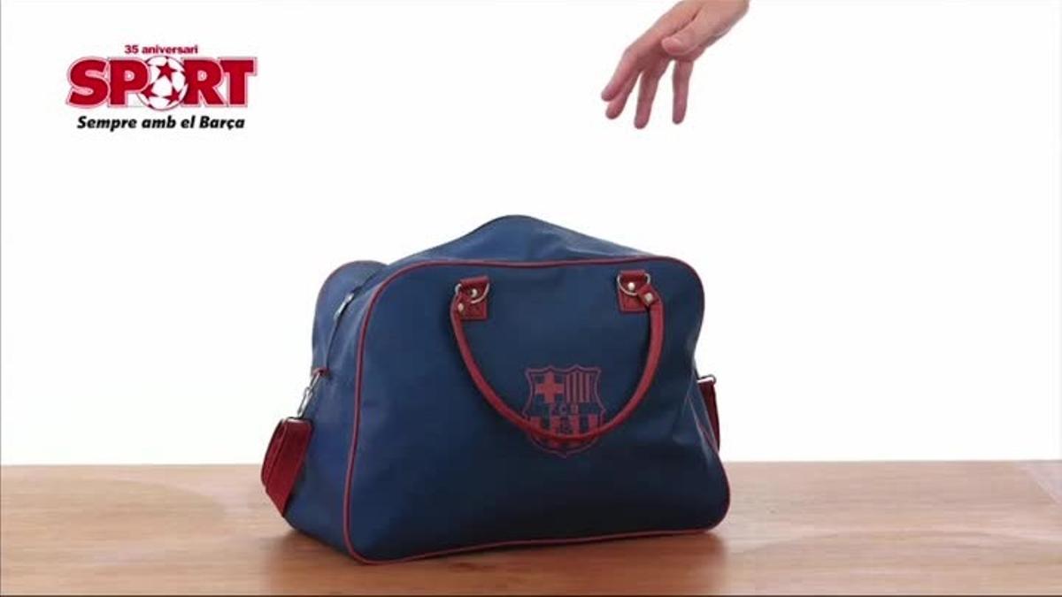 Consigue la bolsa vintage del Barça