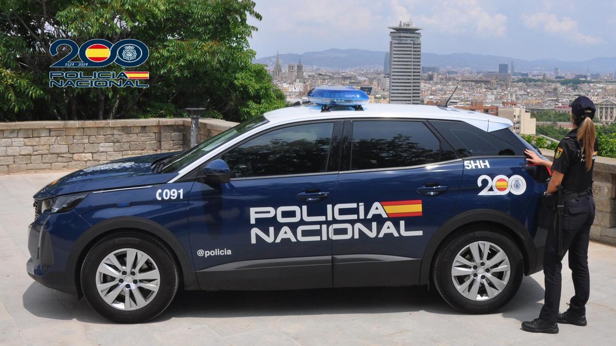 Imagen de la Policía en Barcelona