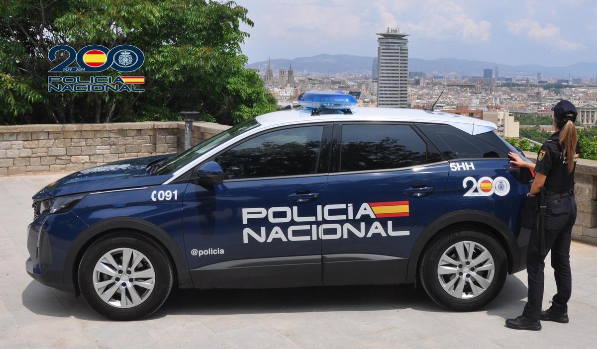Imagen de la Policía en Barcelona