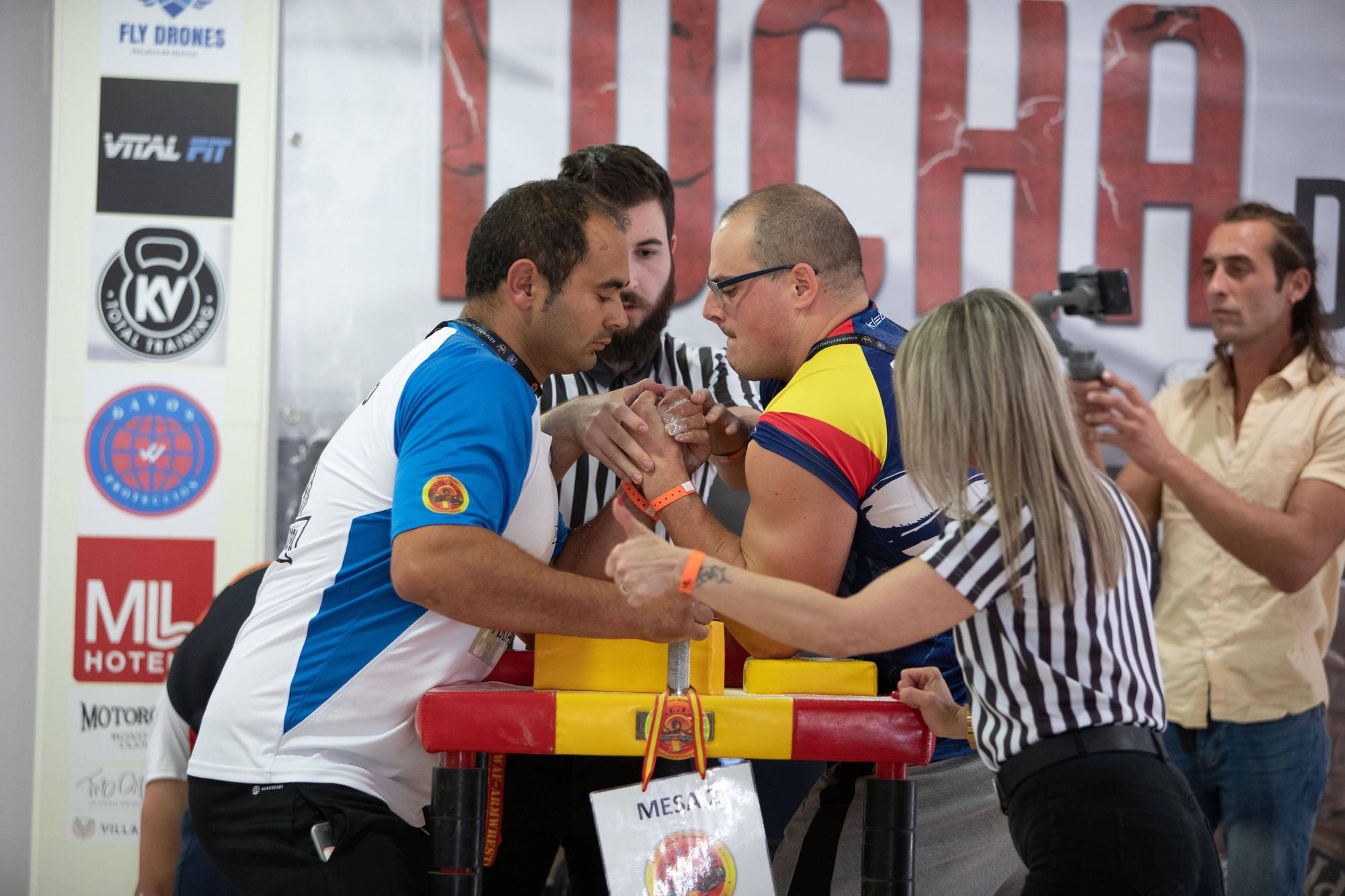 Las imágenes del Campeonato de España de lucha de brazos celebrado en s'Arenal