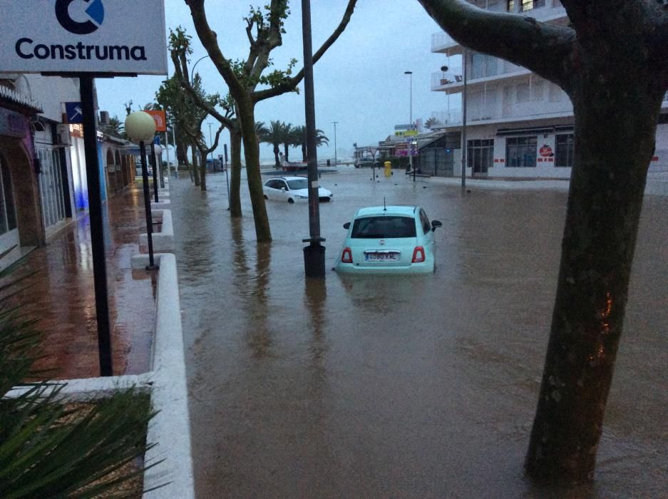 Temporal de lluvias en la Comunitat: efectos en Xàbia