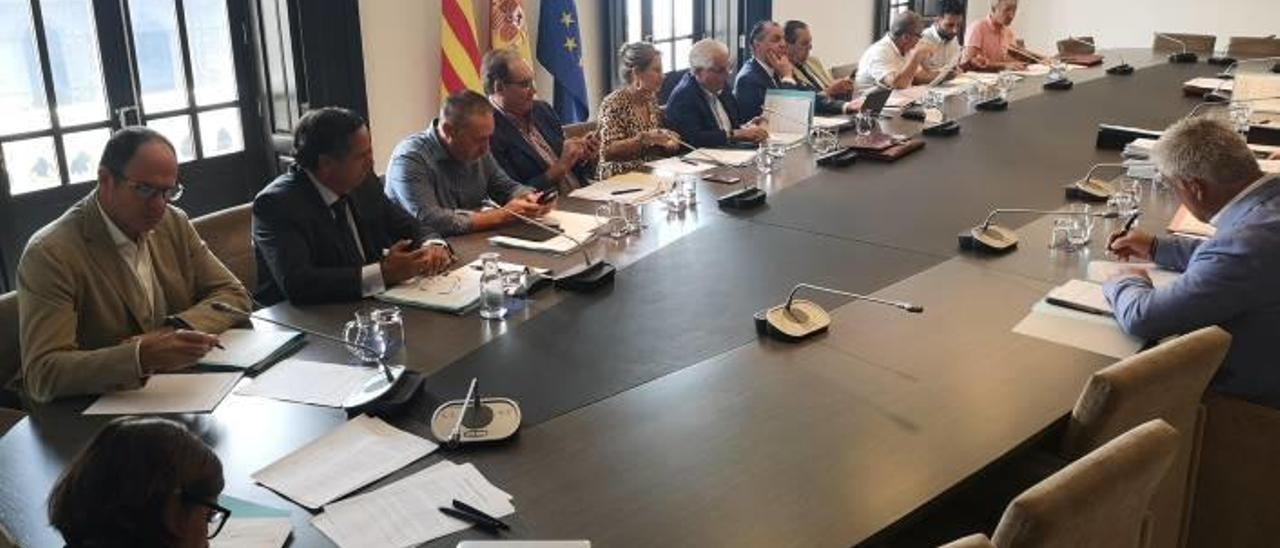 Consejo de administración de Valènciaport celebrado ayer.