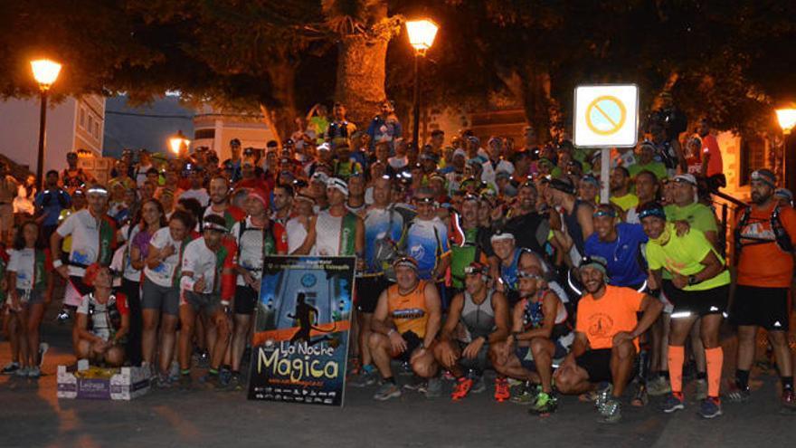 Más de 150 corredores en el entrenamiento en Valsequillo