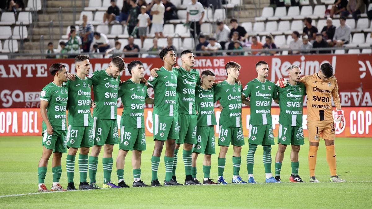 Los Garres en el partido de Copa ante el Elche