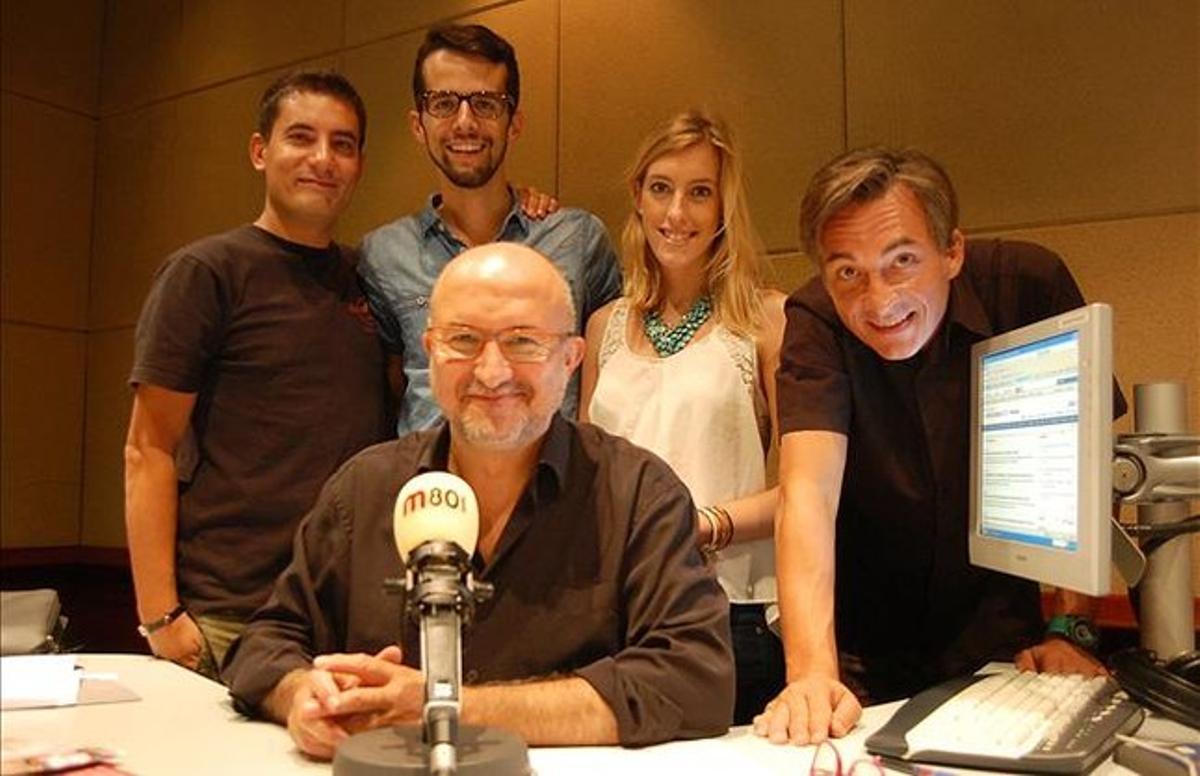 Sergi Mas i el seu equip: d’esquerra a dreta, Toni de las Heras, Xavi Sorinas, Marta Delcor i Javier Giménez. Sergi Mas i el seu equip: d’esquerra a dreta, Toni de las Heras, Xavi Sorinas, Marta Delcor i Javier Giménez.