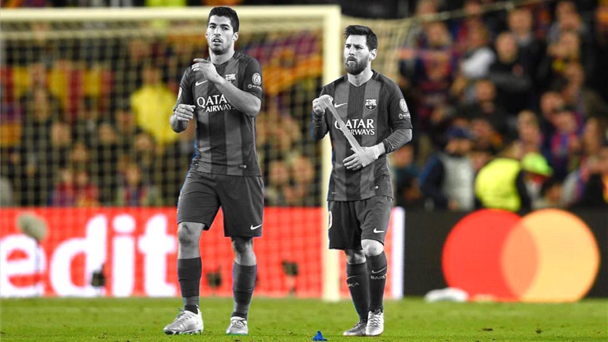 Messi y Luis Suárez rebasan ambos los 4.000 minutos jugados