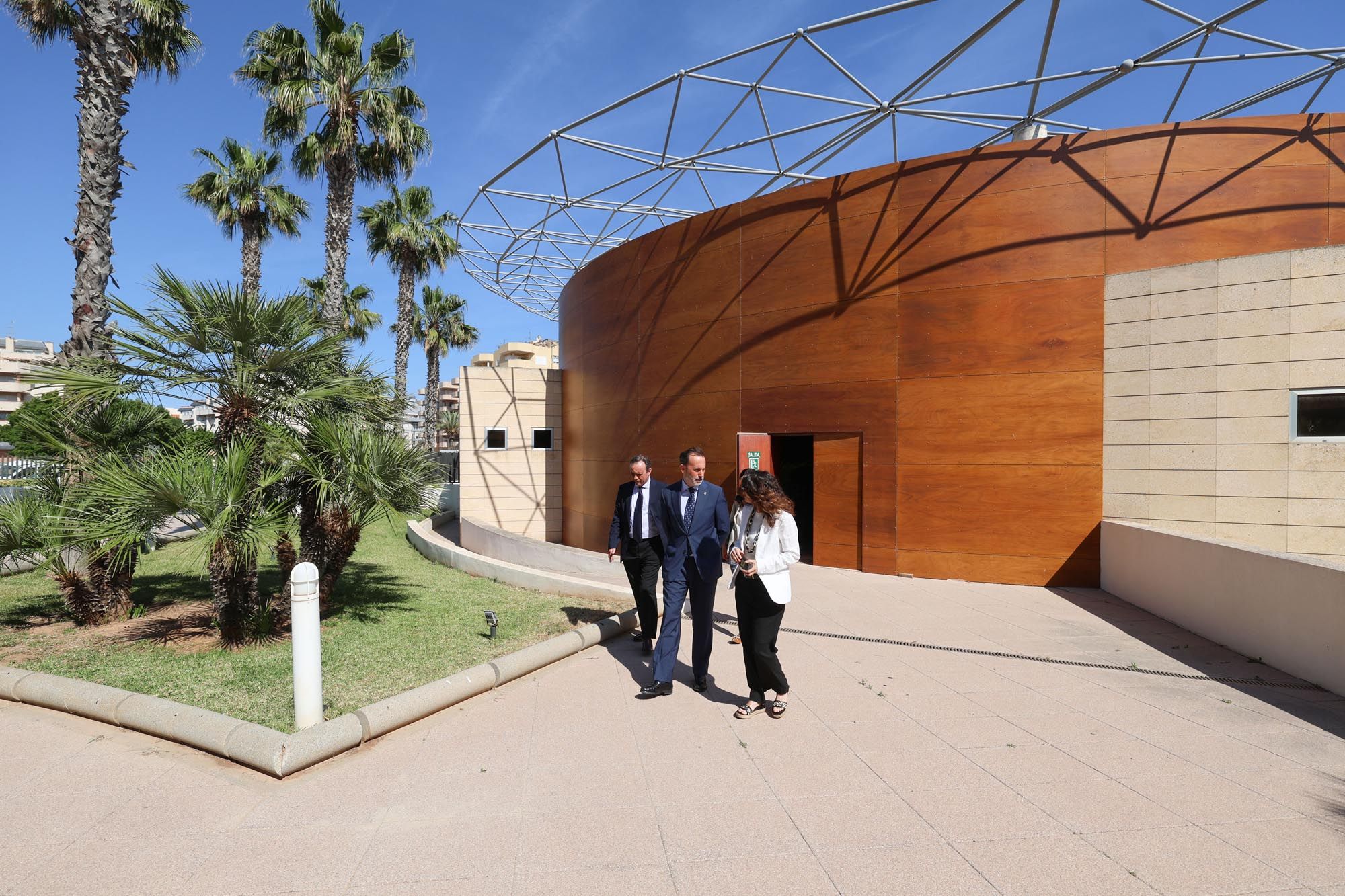 El presidente del Parlament balear, Gabriel Lesenne y Presedo, visita Diario de Ibiza