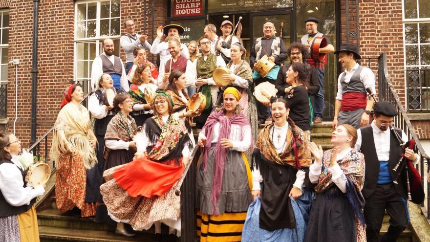 El grupo FaltrUKeiras, invitado del histórico festival de música y baile tradicional de Rochester