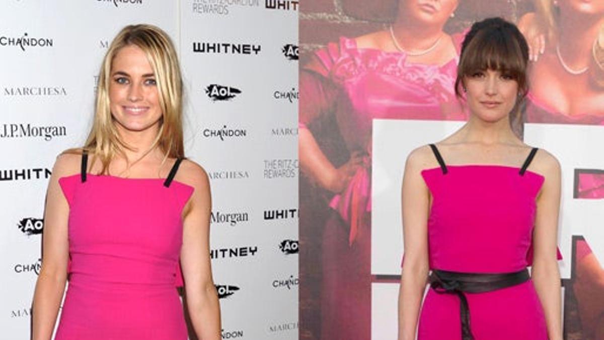 Rose Byrne, Amanda Hearst y un vestido ¿A quién le queda mejor?