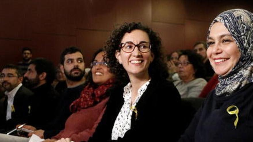 Rovira en un acte sobre diversitat a Barcelona.