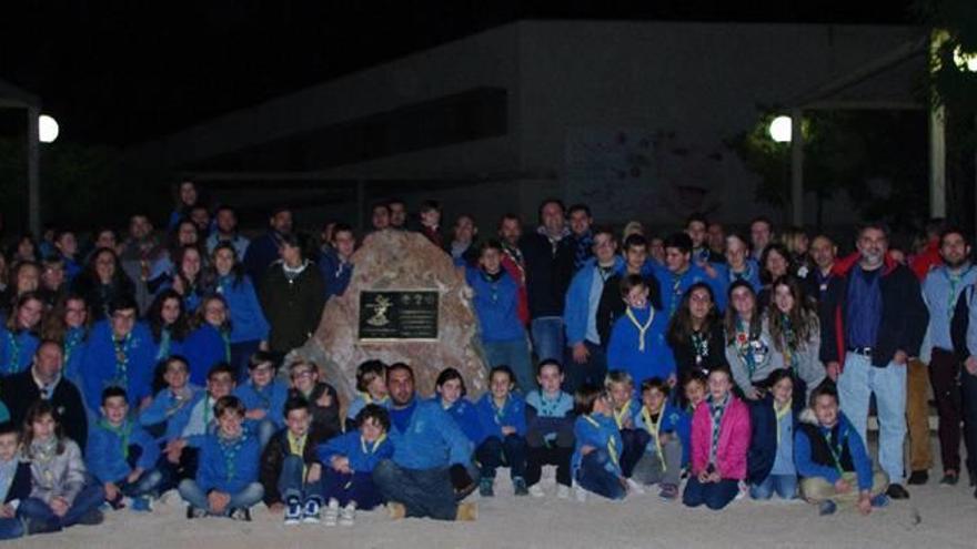 Foto de familia de los scout