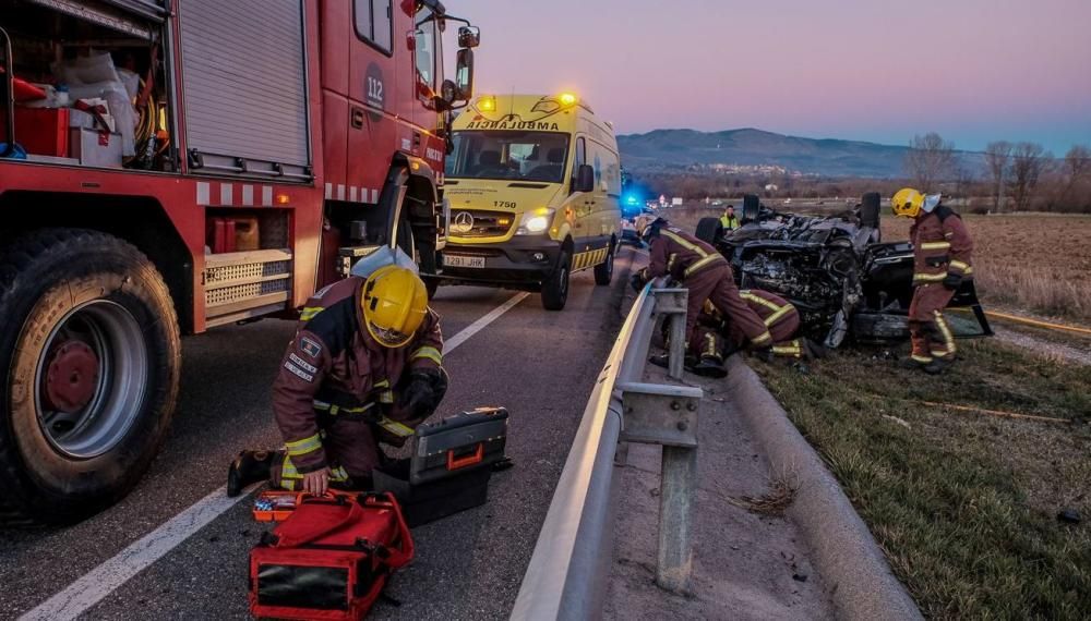 Accident de trànsit a Fontanals de Cerdanya