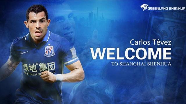 El Shanghai ha convertido a Tevez en el futbolista mejor pagado del mundo