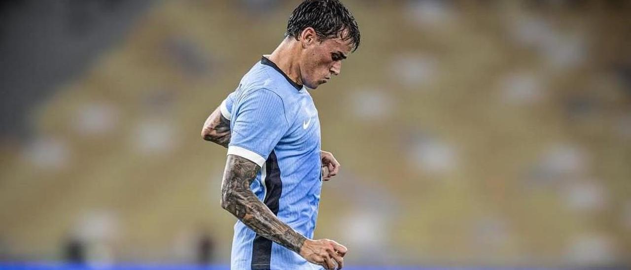 Nico Fonseca, con Uruguay