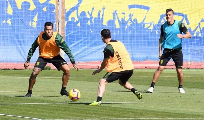 13/02/2019 TELDE. Entrenamiento Ud Las Palmas.  Fotografa: YAIZA SOCORRO.