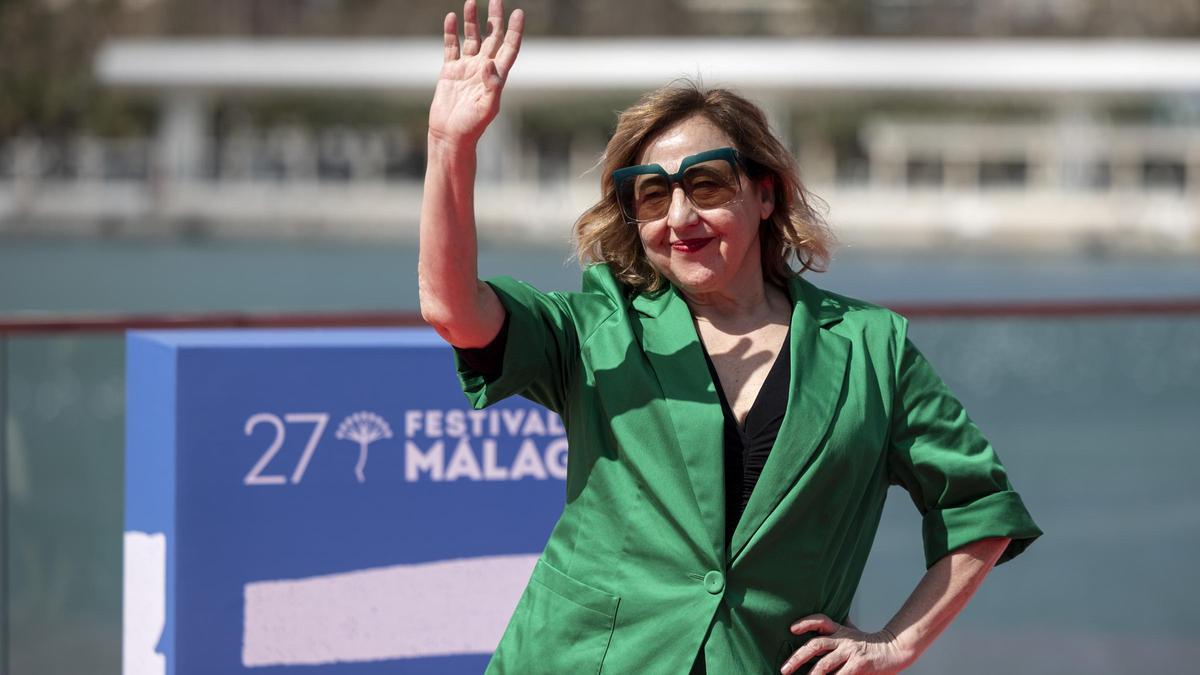 La actriz española Carmen Machi en el Festival de Málaga 2024