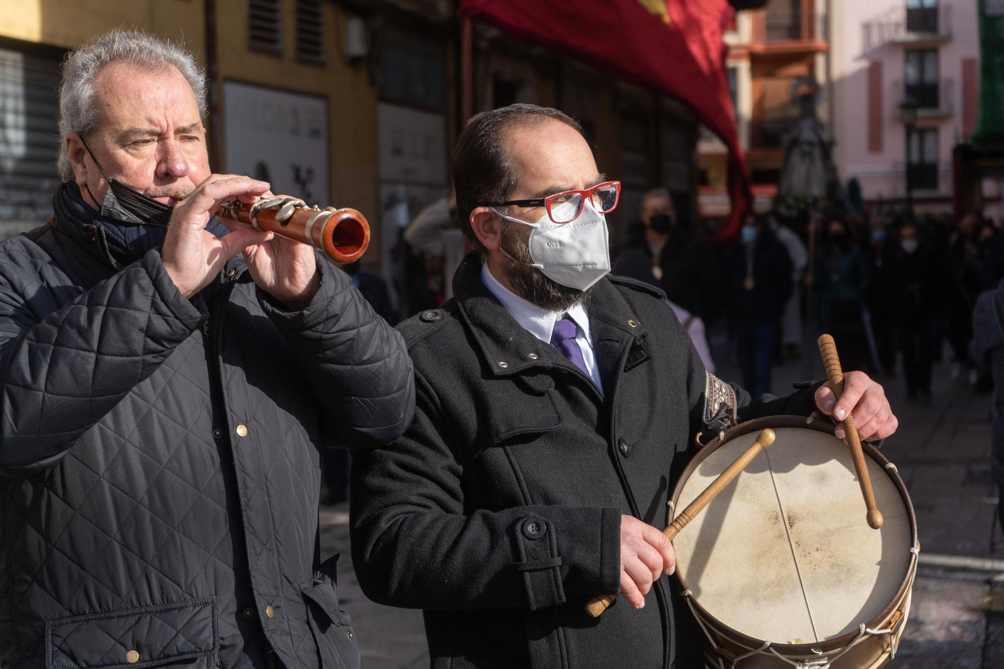 GALERÍA | Las mejores imágenes de la gélida procesión de la Concha por Zamora