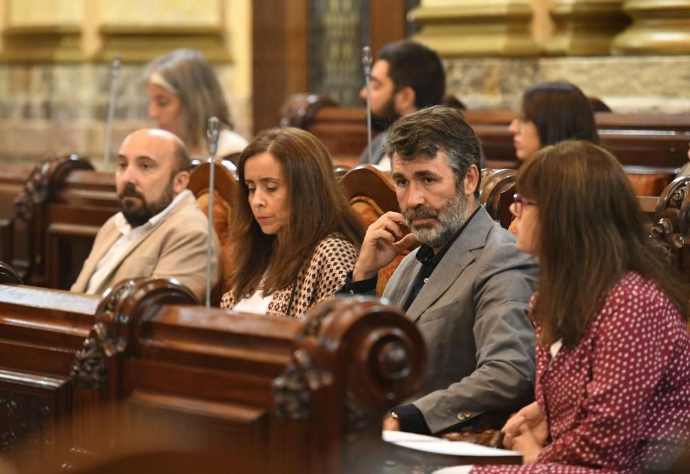 Primer pleno del mandato de Inés Rey en A Coruña