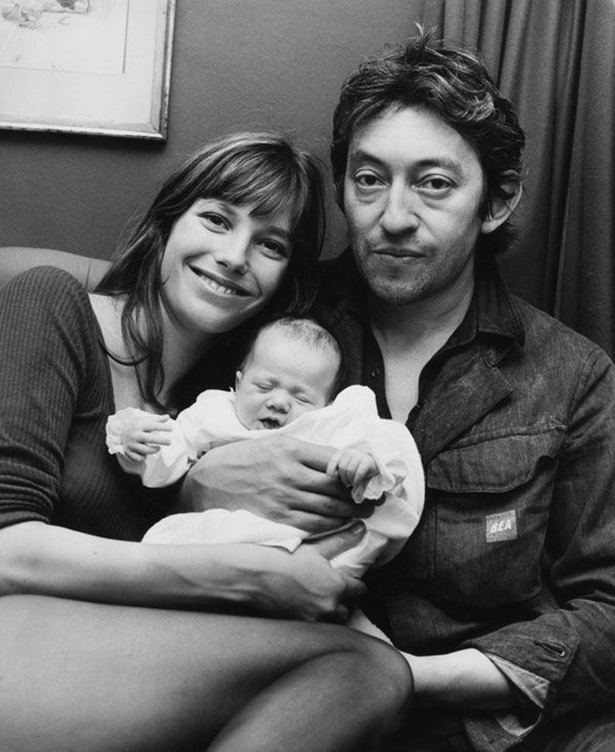 La familia Gainsbourg-Birkin