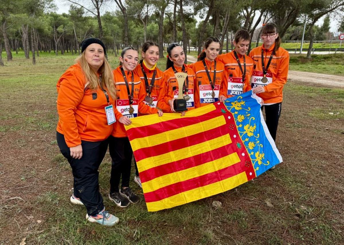 Selección valenciana sub16 campeona de España de cross
